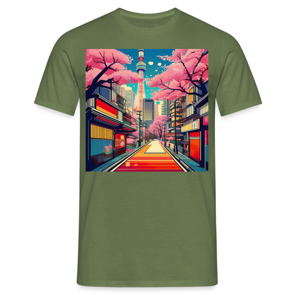 T-Shirt Japan "Tokyo" - Militärgrün