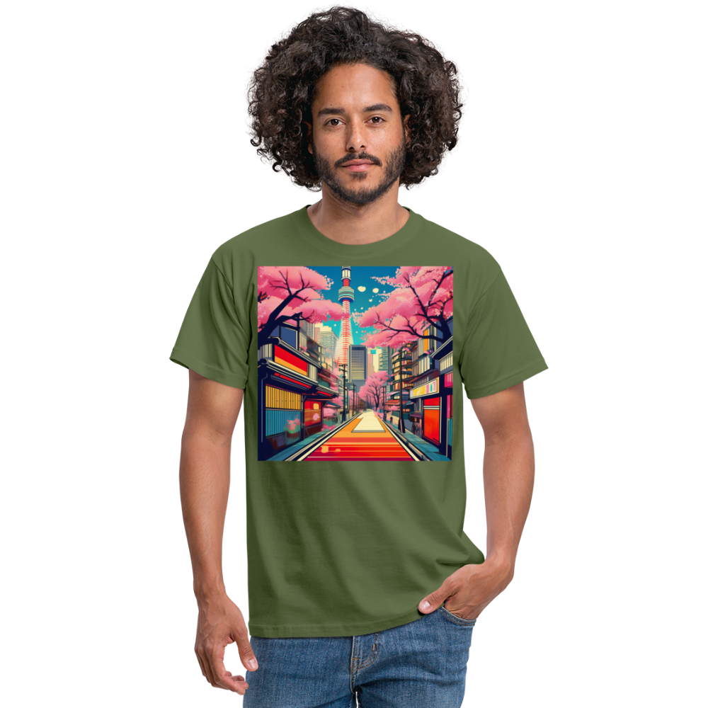 T-Shirt Japan "Tokyo" - Militärgrün