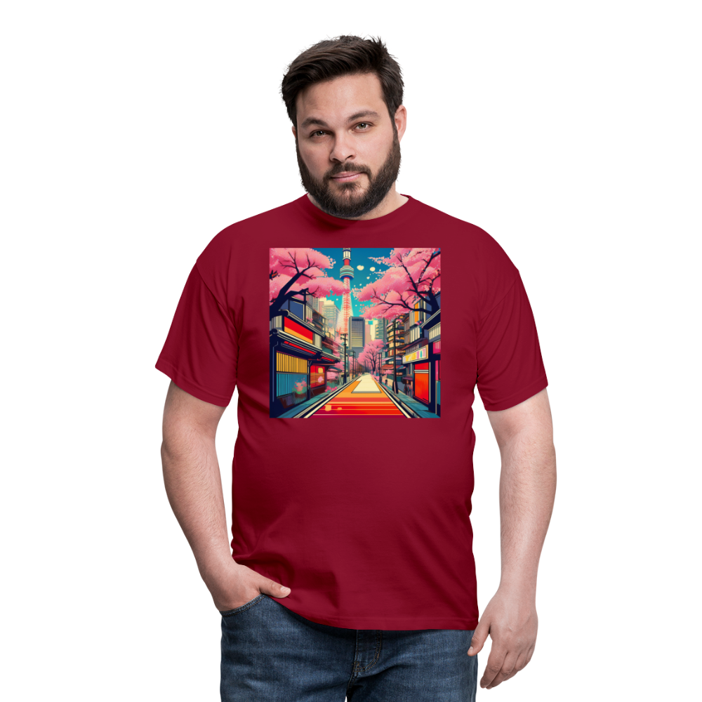 T-Shirt Japan "Tokyo" - Ziegelrot
