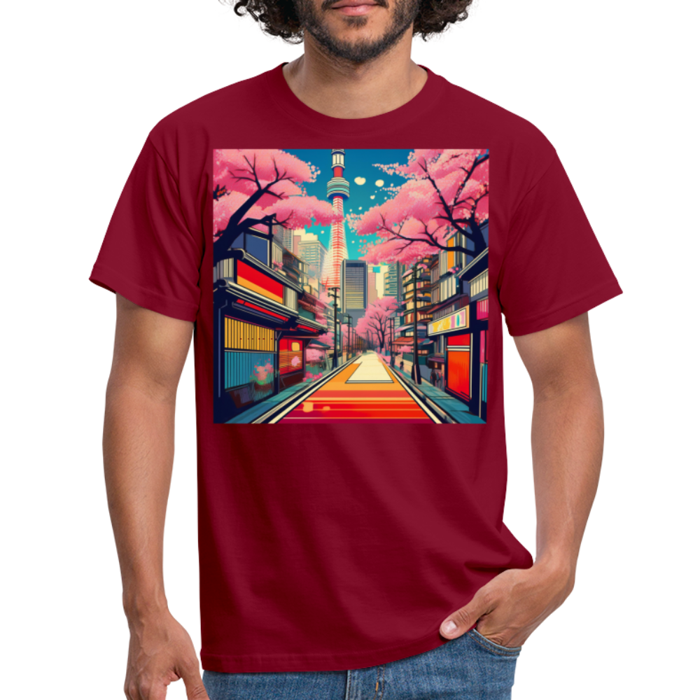 T-Shirt Japan "Tokyo" - Ziegelrot