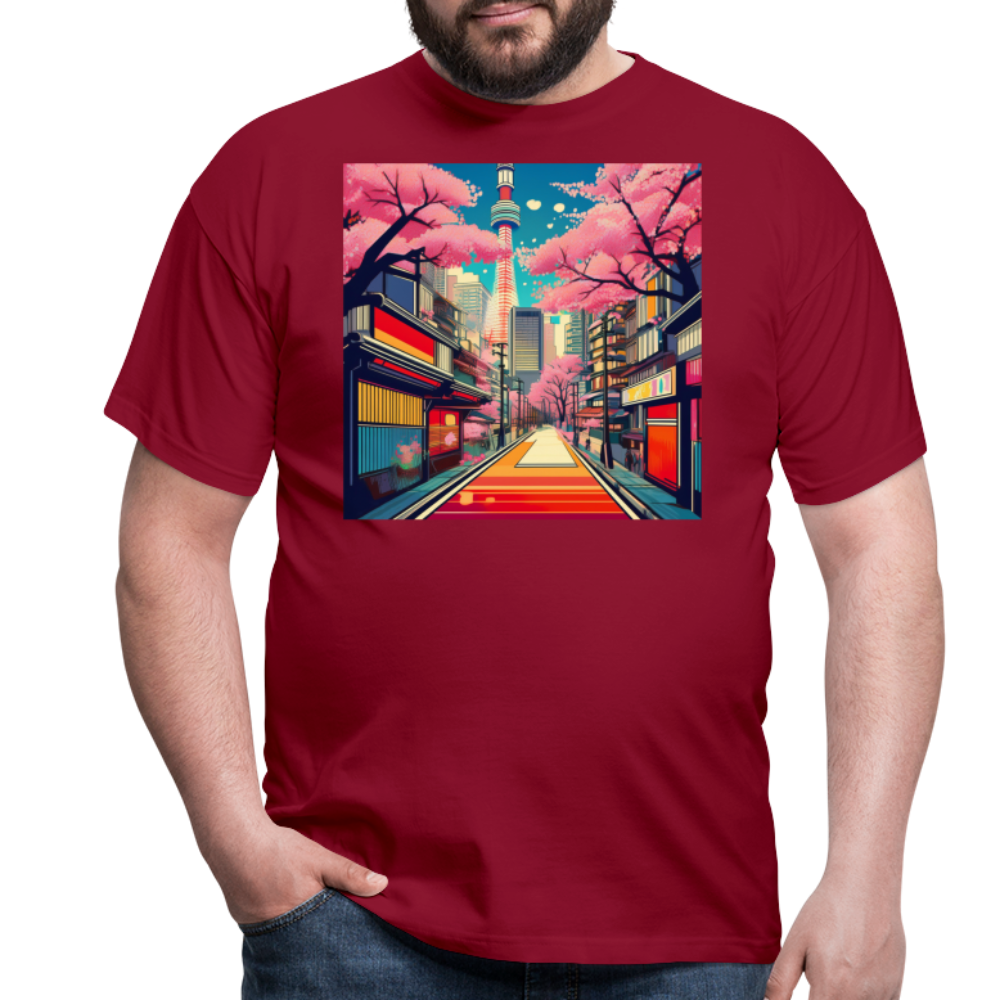 T-Shirt Japan "Tokyo" - Ziegelrot