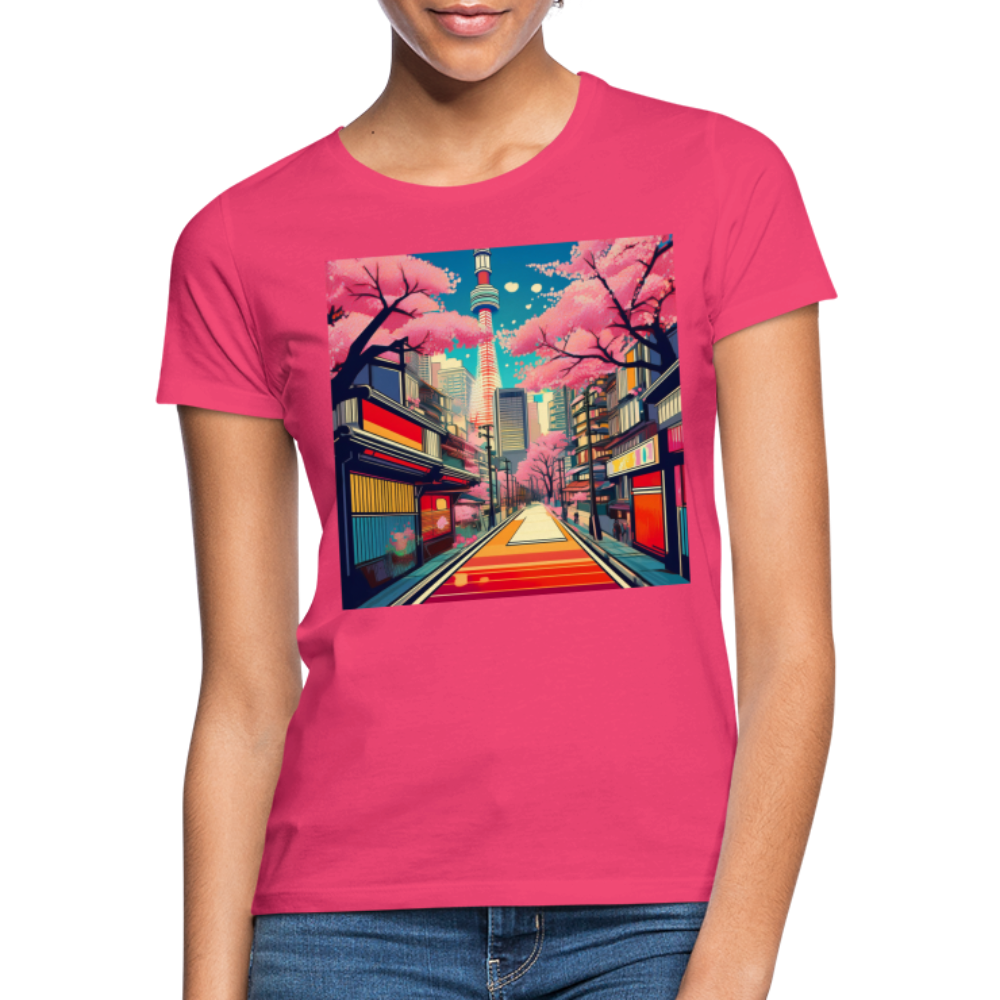 T-Shirt Ladies Japan "Fuji" - Azalea