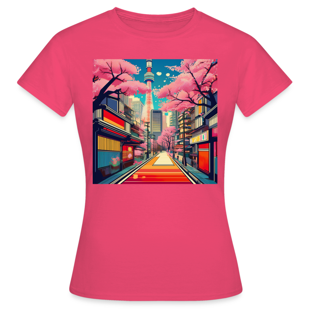 T-Shirt Ladies Japan "Fuji" - Azalea