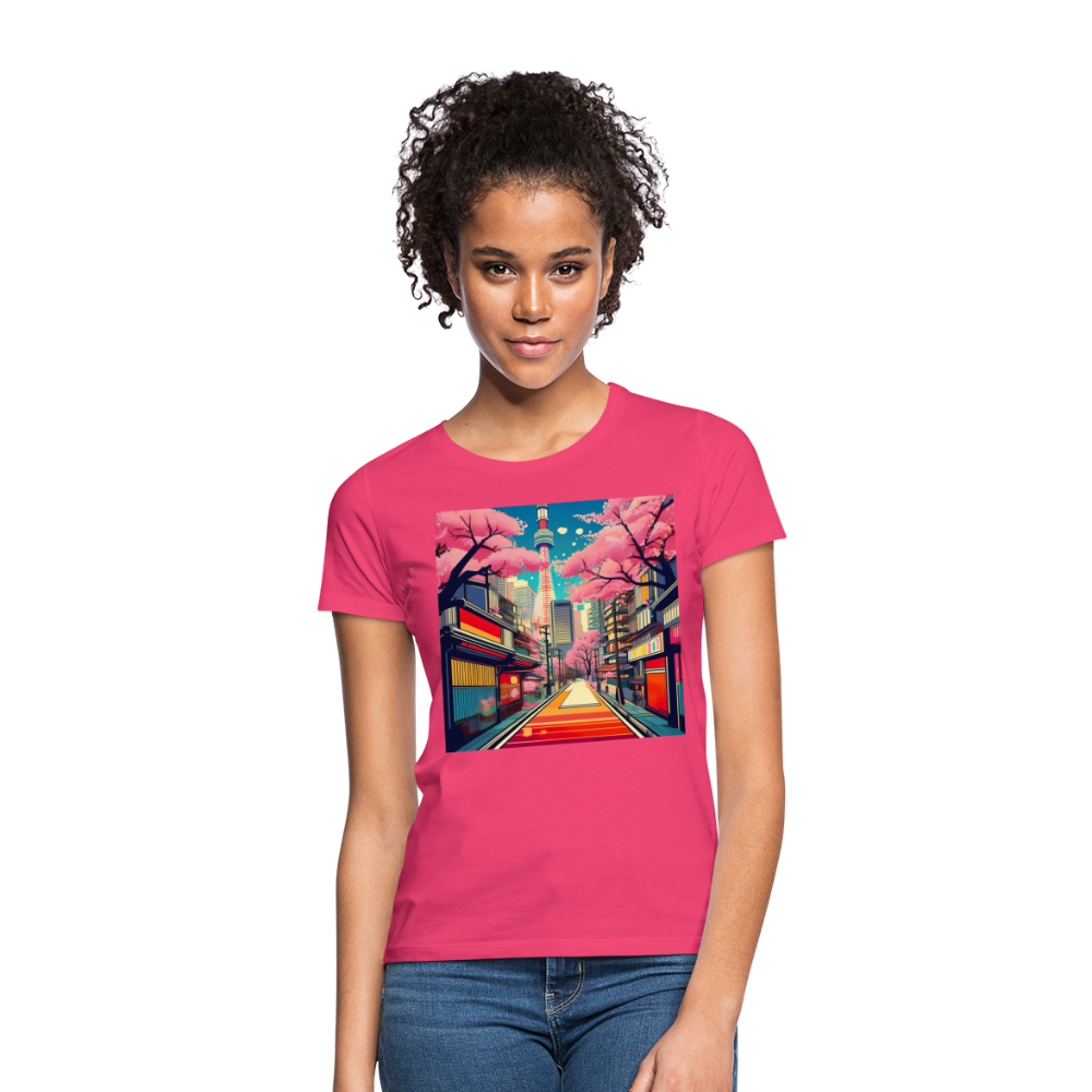 T-Shirt Ladies Japan "Fuji" - Azalea