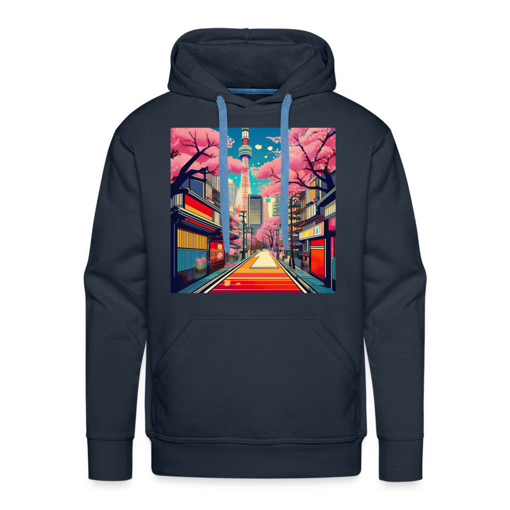 Hoodie Japan "Tokyo" - Navy