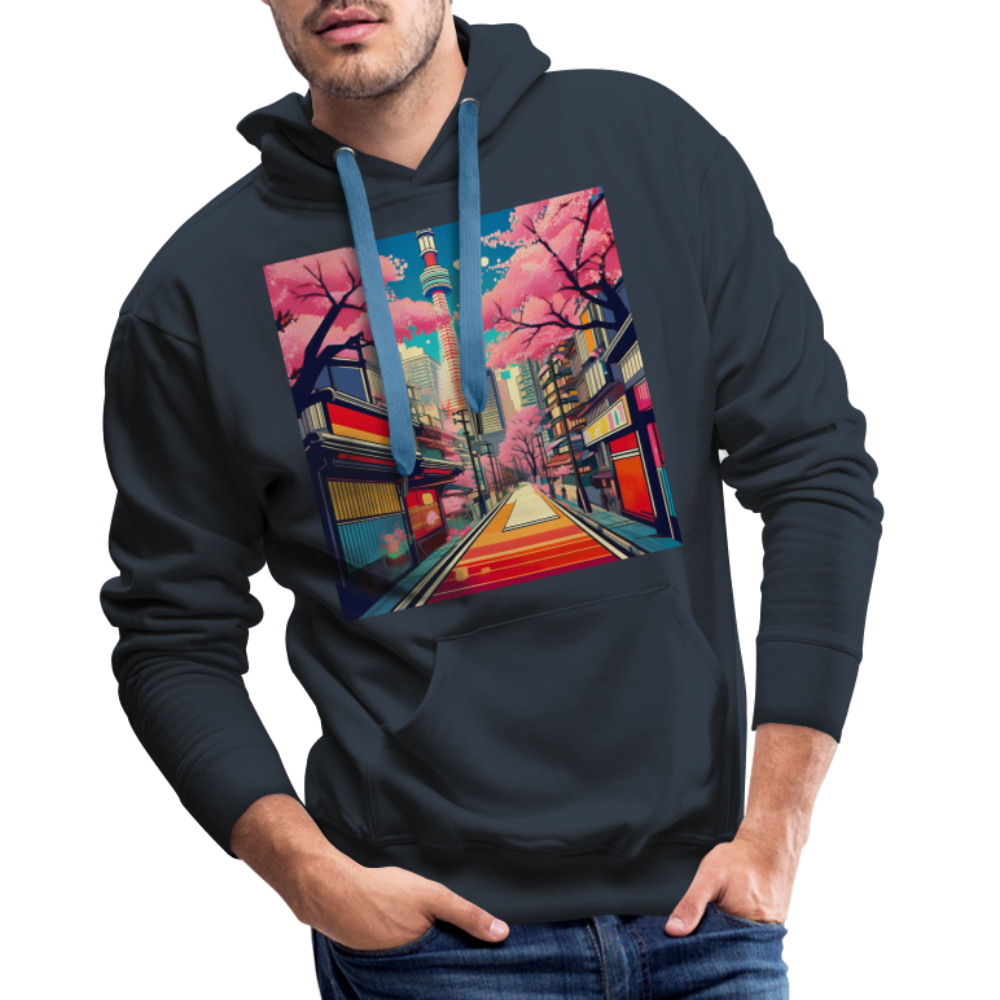 Hoodie Japan "Tokyo" - Navy