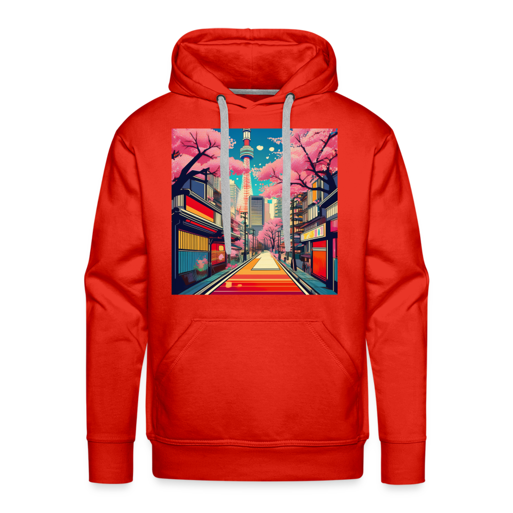 Hoodie Japan "Tokyo" - Rot