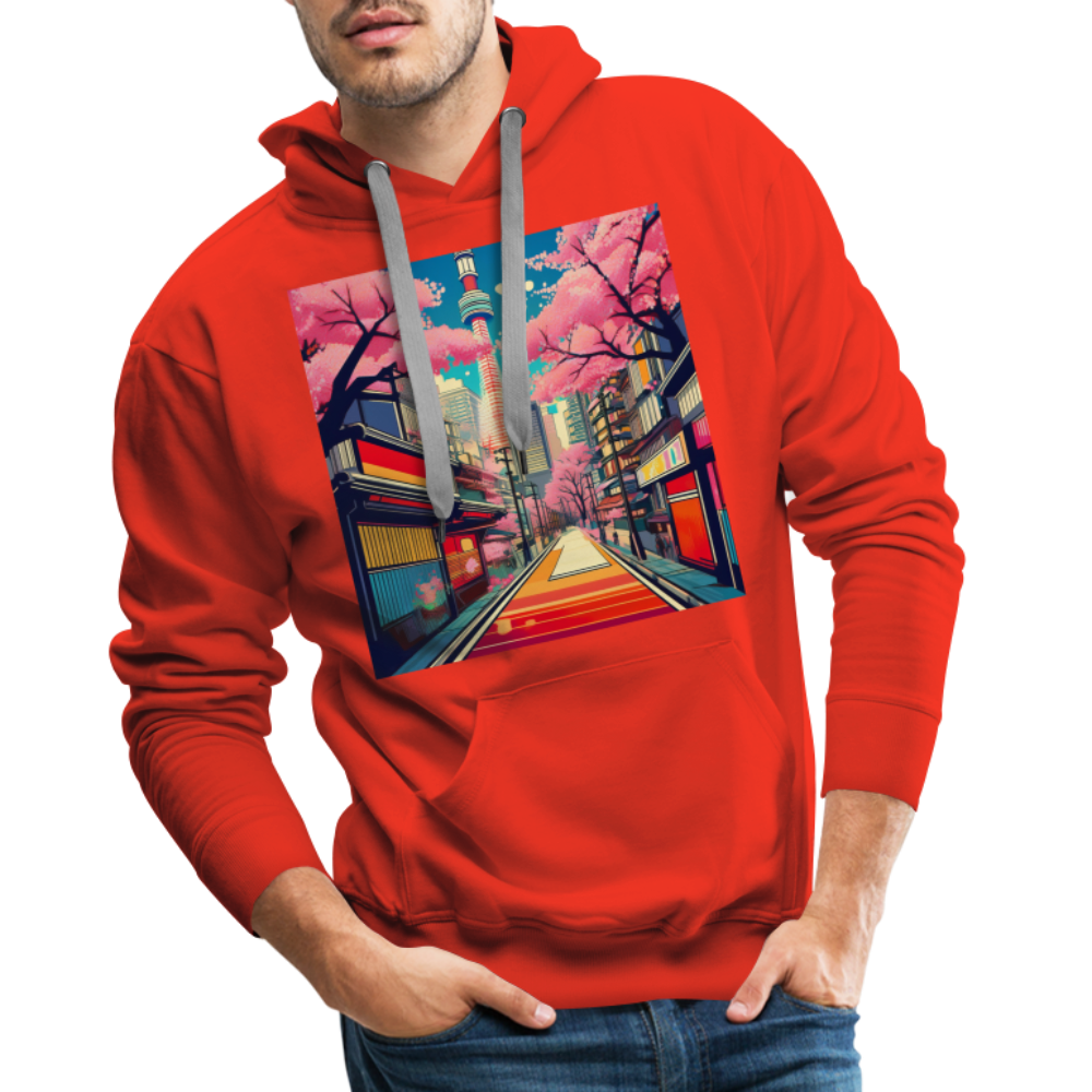 Hoodie Japan "Tokyo" - Rot