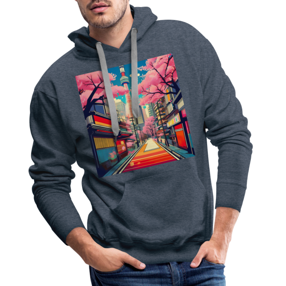 Hoodie Japan "Tokyo" - Jeansblau