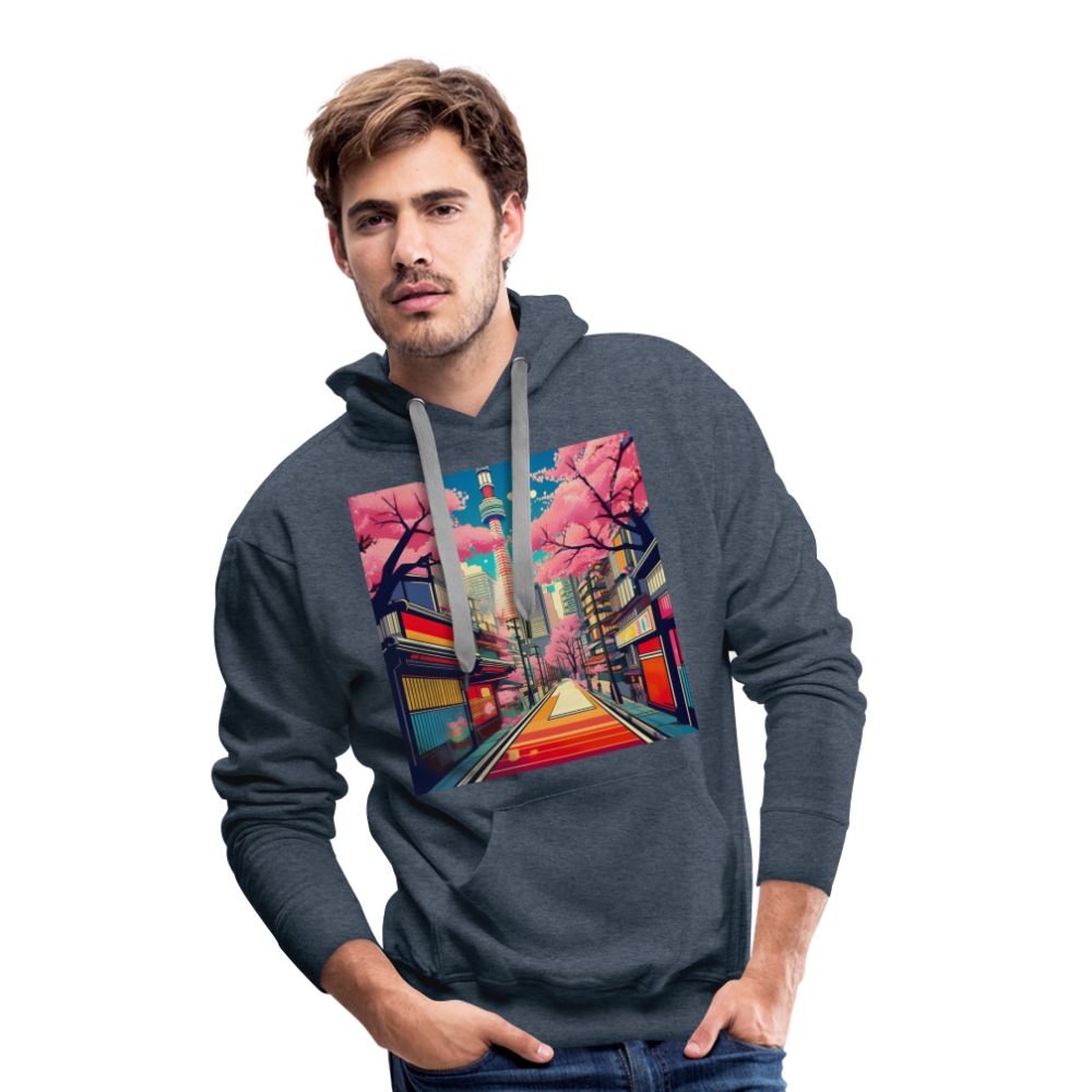 Hoodie Japan "Tokyo" - Jeansblau