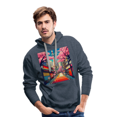 Hoodie Japan "Tokyo" - Jeansblau
