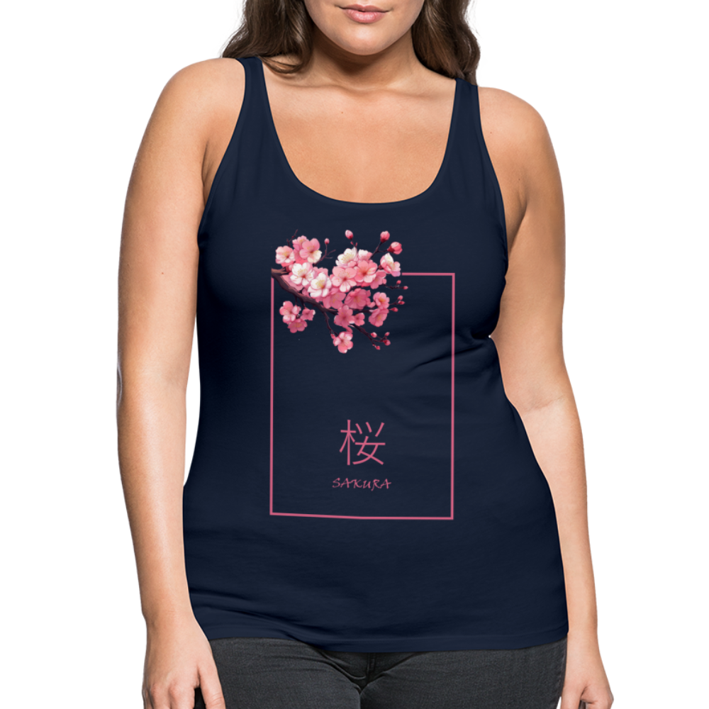 Tanktop Ladies Japan "Sakura" - Navy