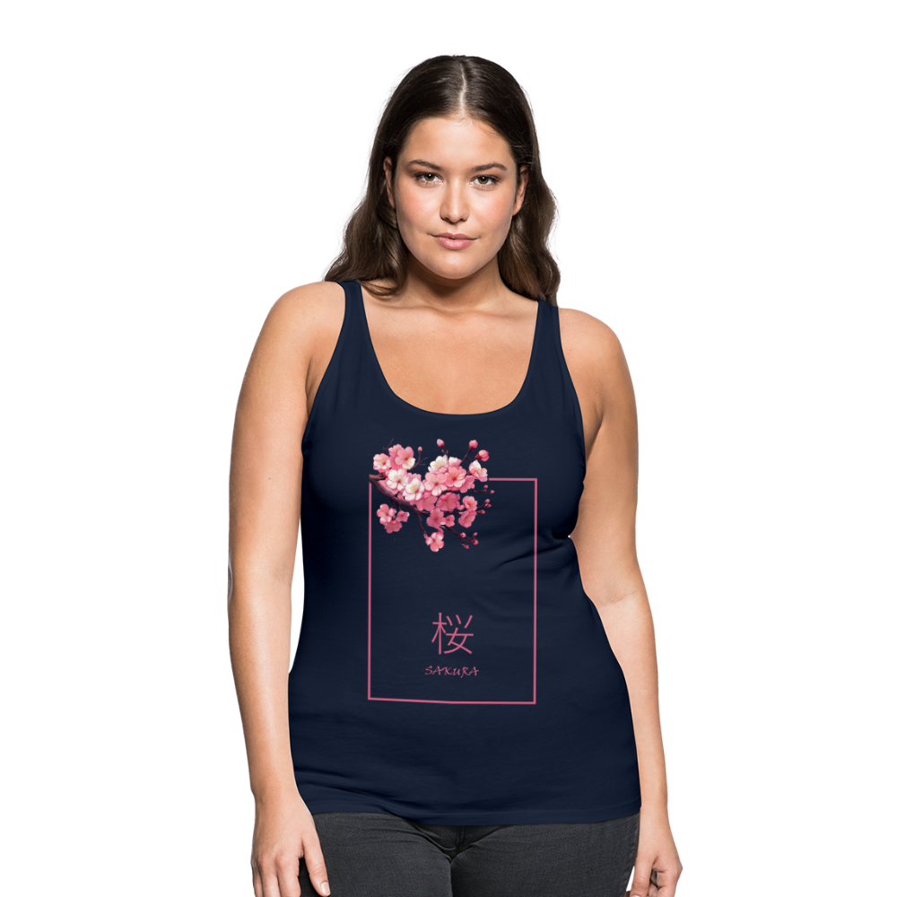 Tanktop Ladies Japan "Sakura" - Navy