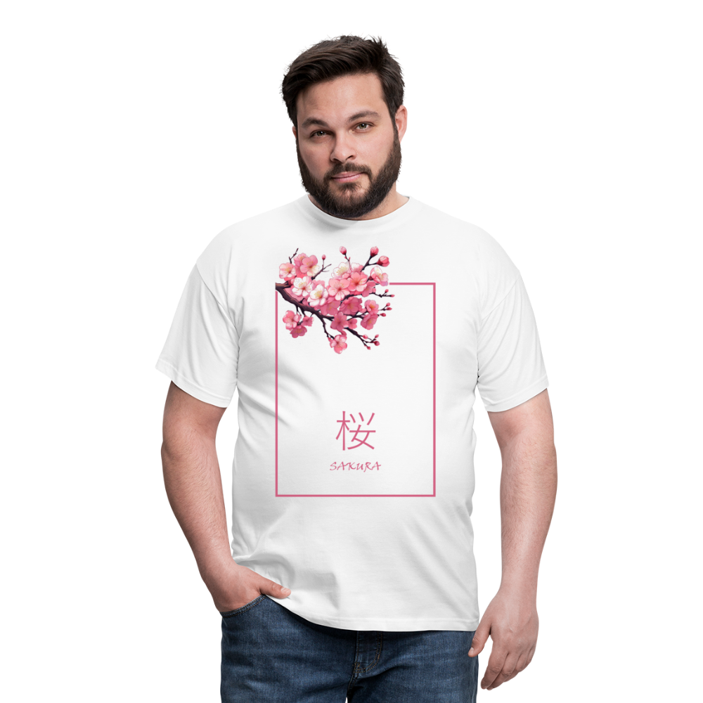 T-Shirt Japan "Sakura" - Weiß