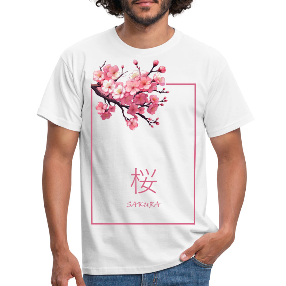 T-Shirt Japan "Sakura" - Weiß