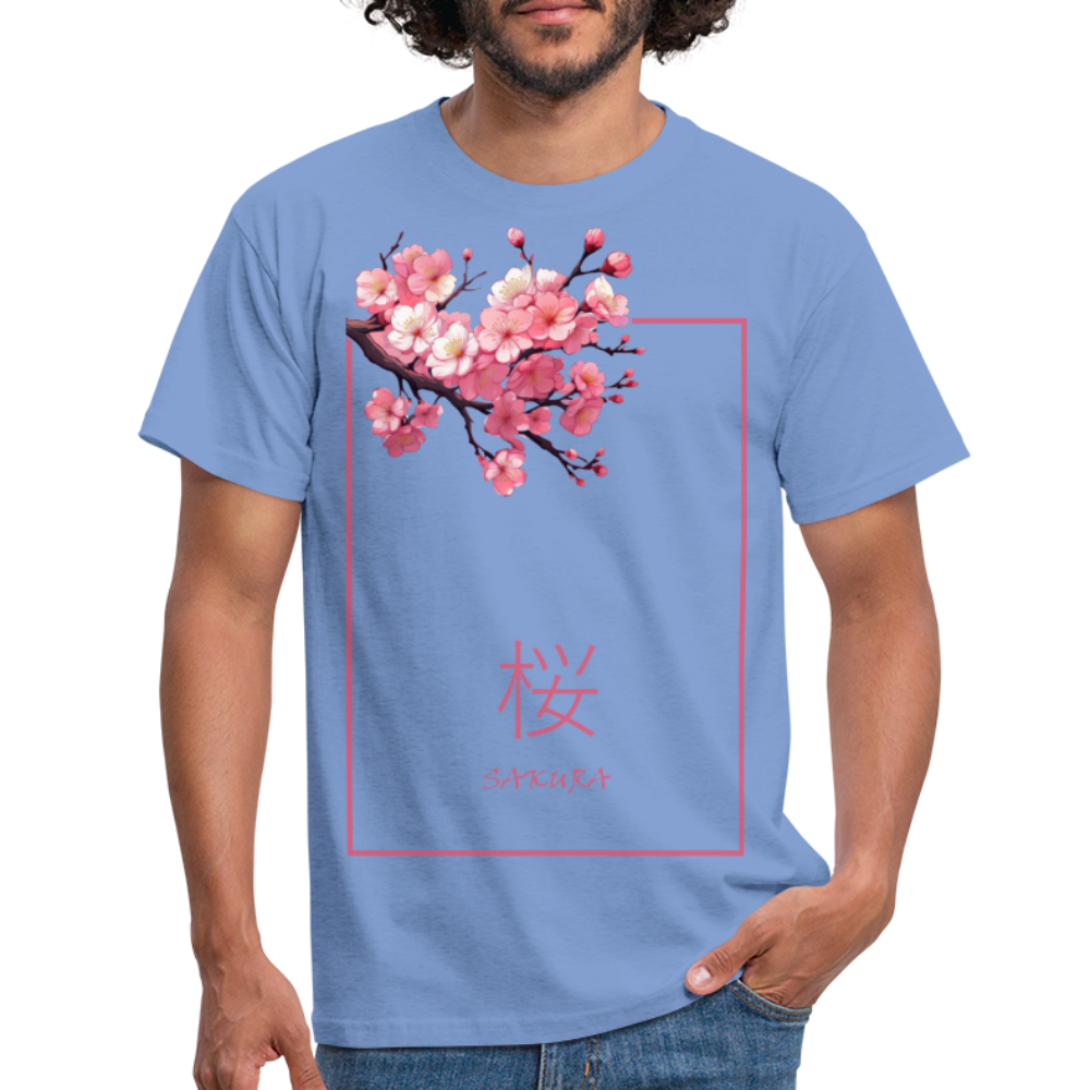 T-Shirt Japan "Sakura" - carolina blue