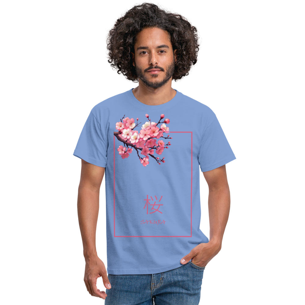 T-Shirt Japan "Sakura" - carolina blue