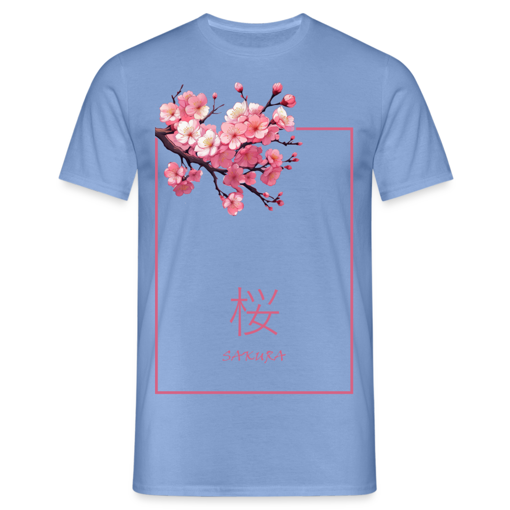 T-Shirt Japan "Sakura" - carolina blue