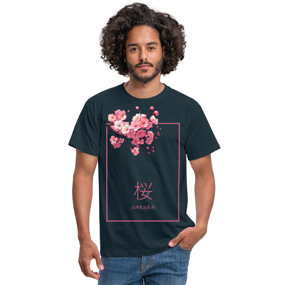 T-Shirt Japan "Sakura" - Navy