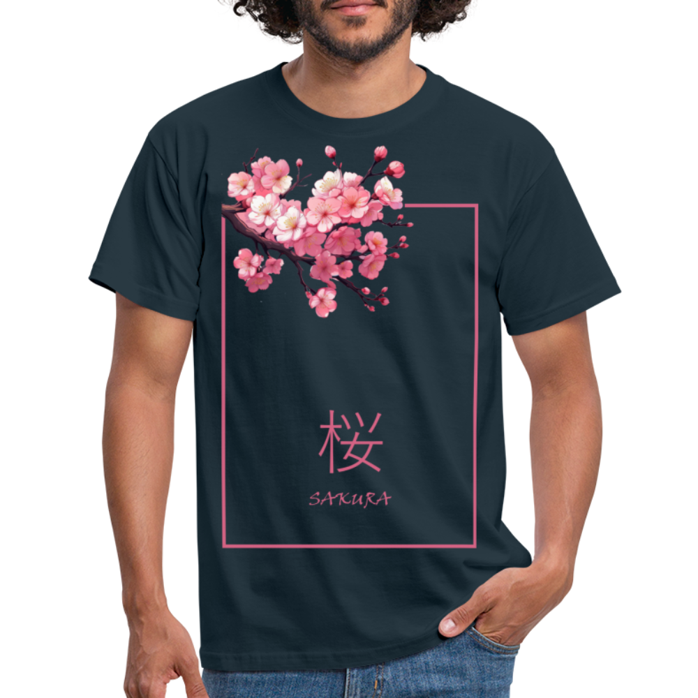 T-Shirt Japan "Sakura" - Navy