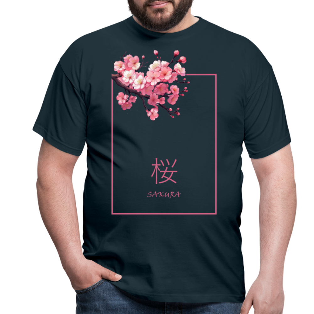 T-Shirt Japan "Sakura" - Navy