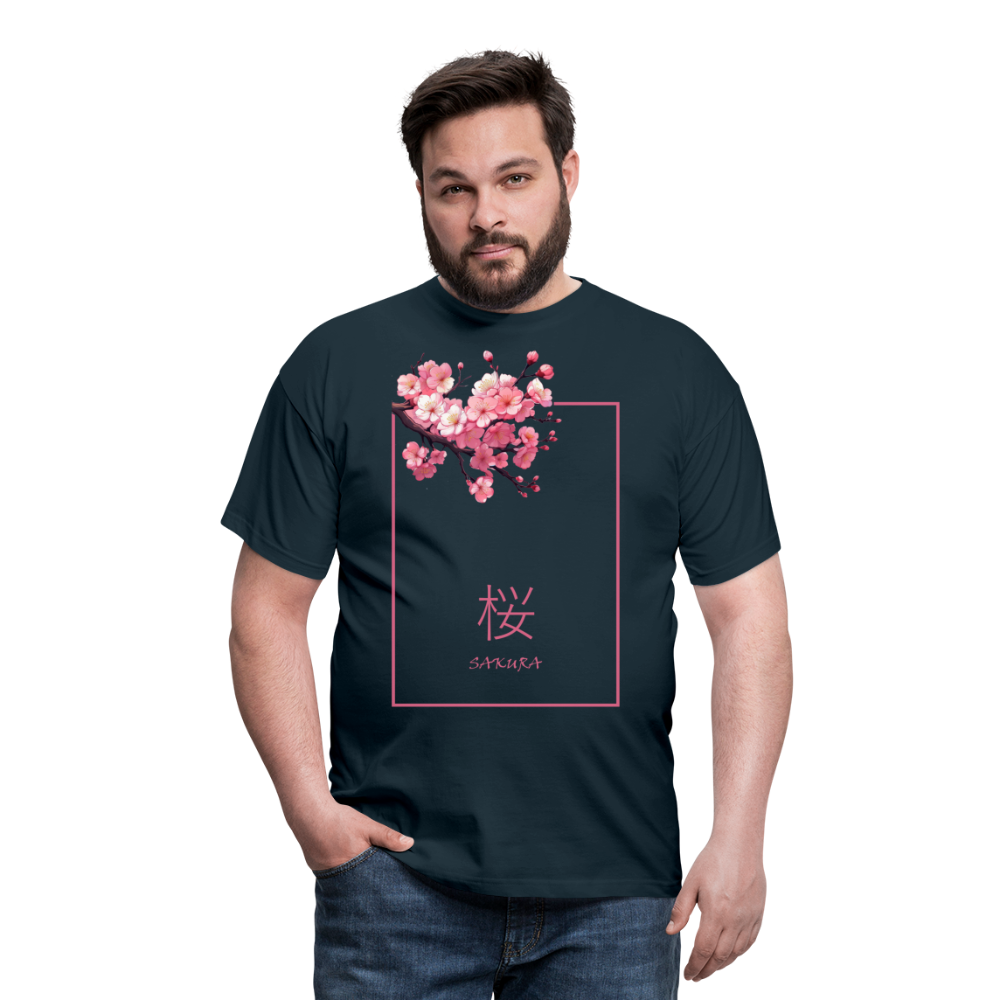 T-Shirt Japan "Sakura" - Navy