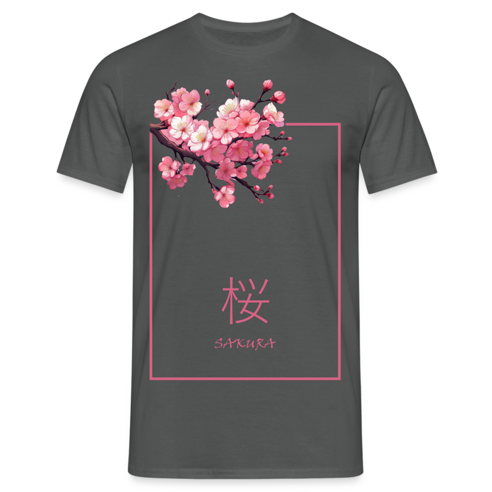 T-Shirt Japan "Sakura" - Anthrazit