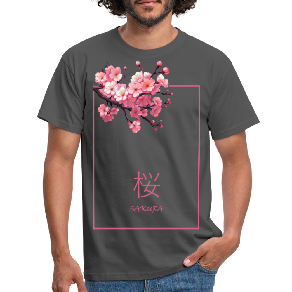 T-Shirt Japan "Sakura" - Anthrazit