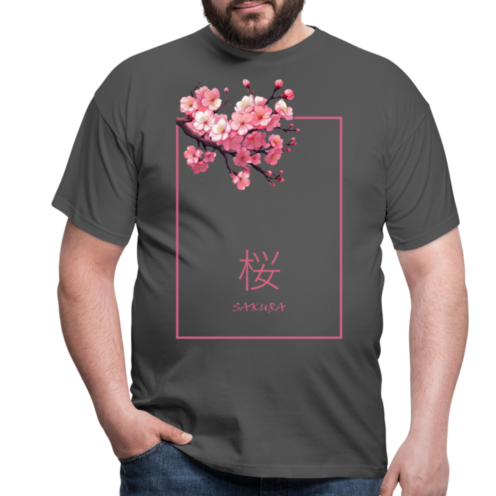 T-Shirt Japan "Sakura" - Anthrazit