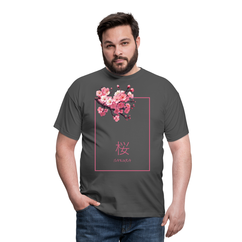 T-Shirt Japan "Sakura" - Anthrazit