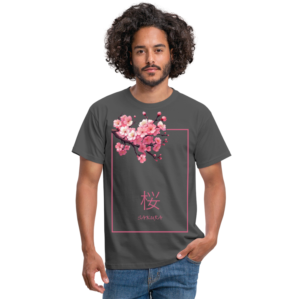 T-Shirt Japan "Sakura" - Anthrazit