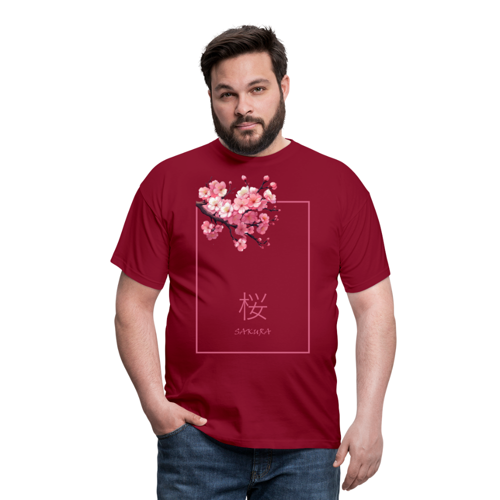 T-Shirt Japan "Sakura" - Ziegelrot