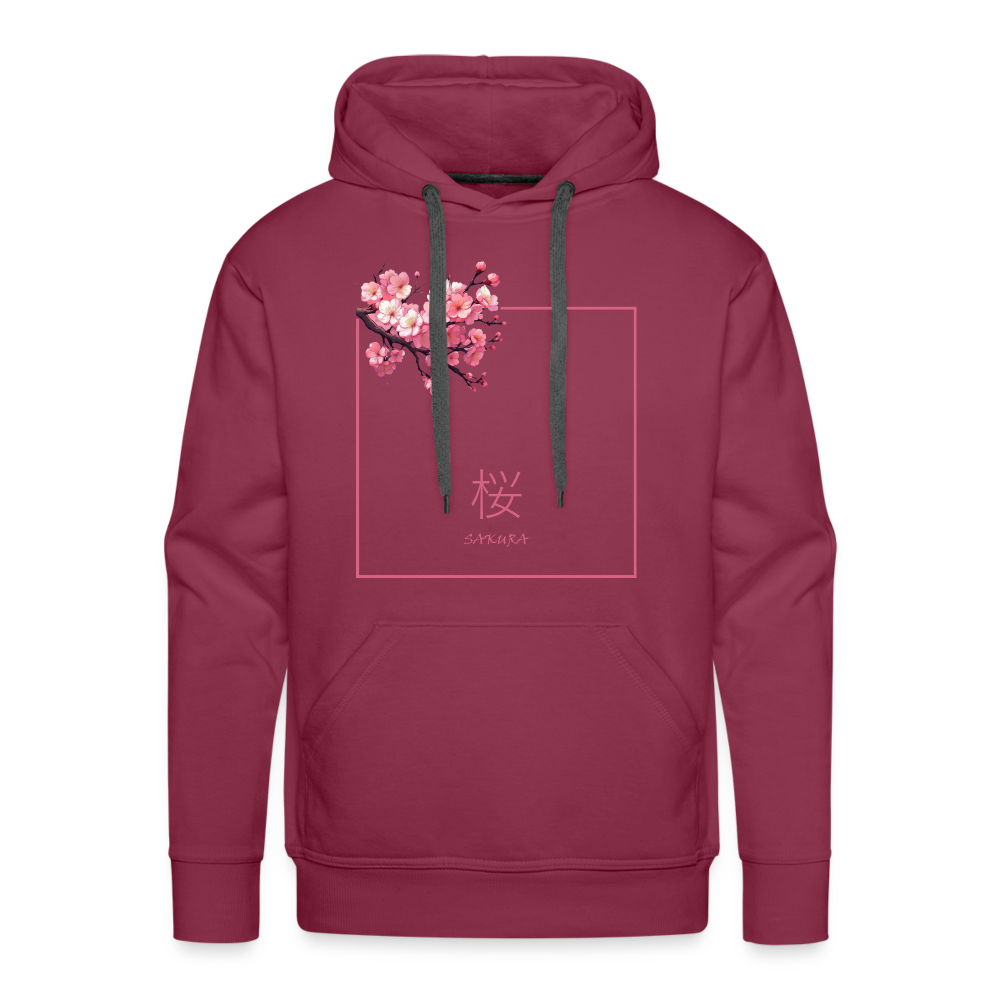 Hoodie Japan "Sakura" - Bordeaux