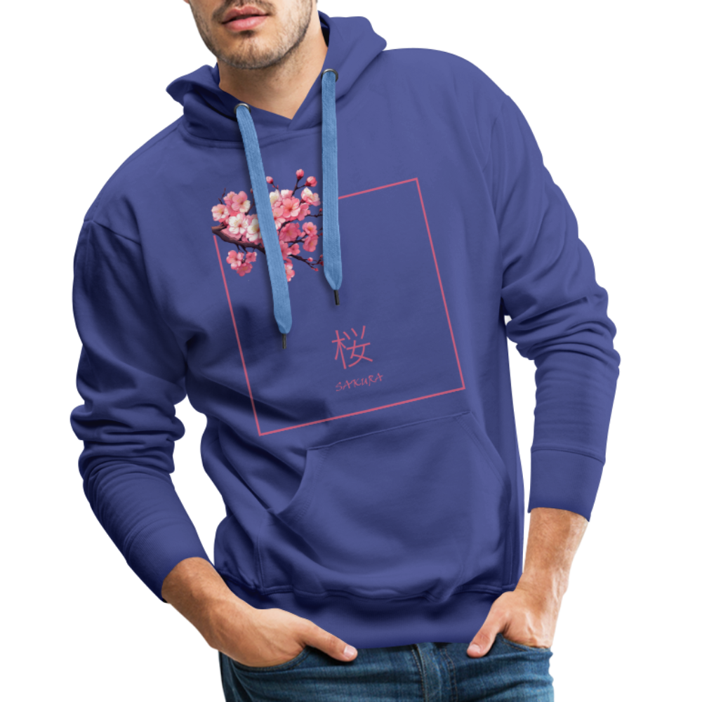 Hoodie Japan "Sakura" - Königsblau