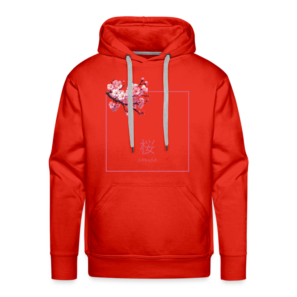 Hoodie Japan "Sakura" - Rot