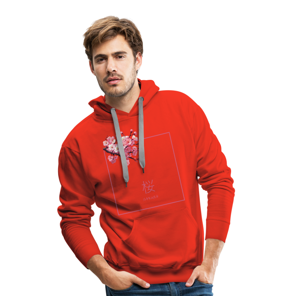 Hoodie Japan "Sakura" - Rot
