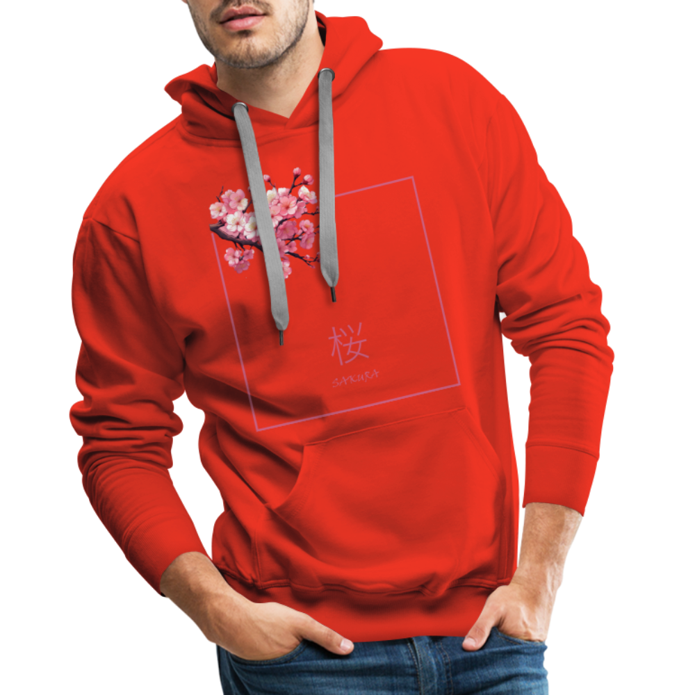 Hoodie Japan "Sakura" - Rot