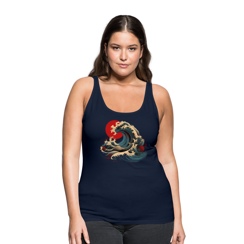 Tanktop Ladies Japan "Wave" - Navy