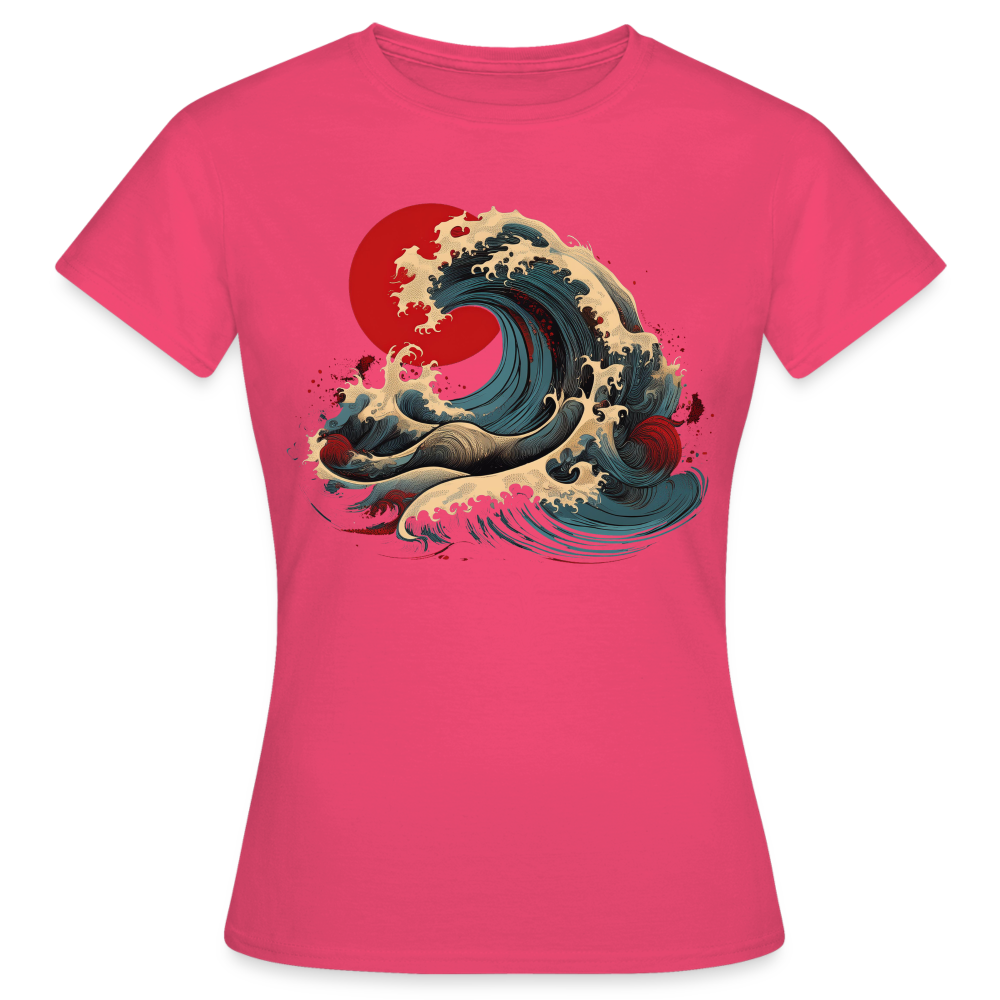 T-Shirt Ladies Japan "Wave" - Azalea