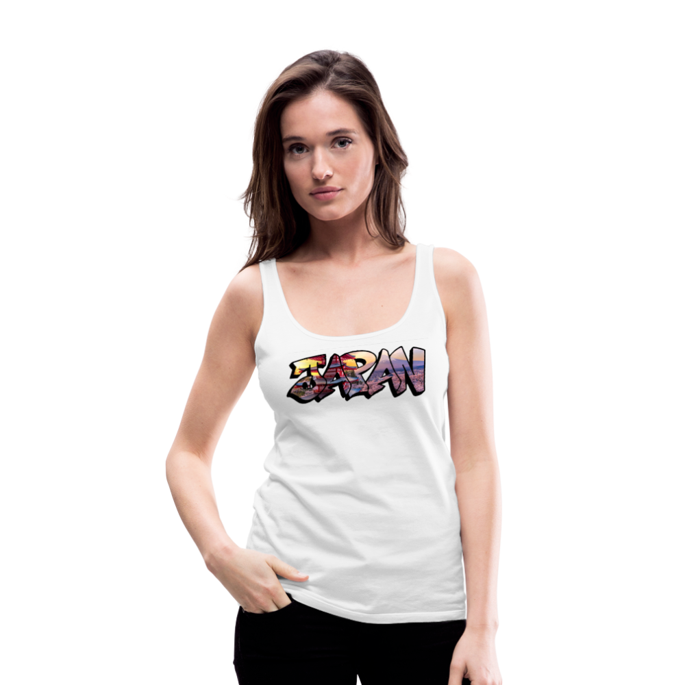 Tanktop Ladies Japan Graffiti "Panorama" - Weiß