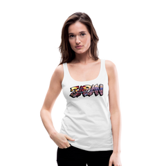Tanktop Ladies Japan Graffiti "Panorama" - Weiß