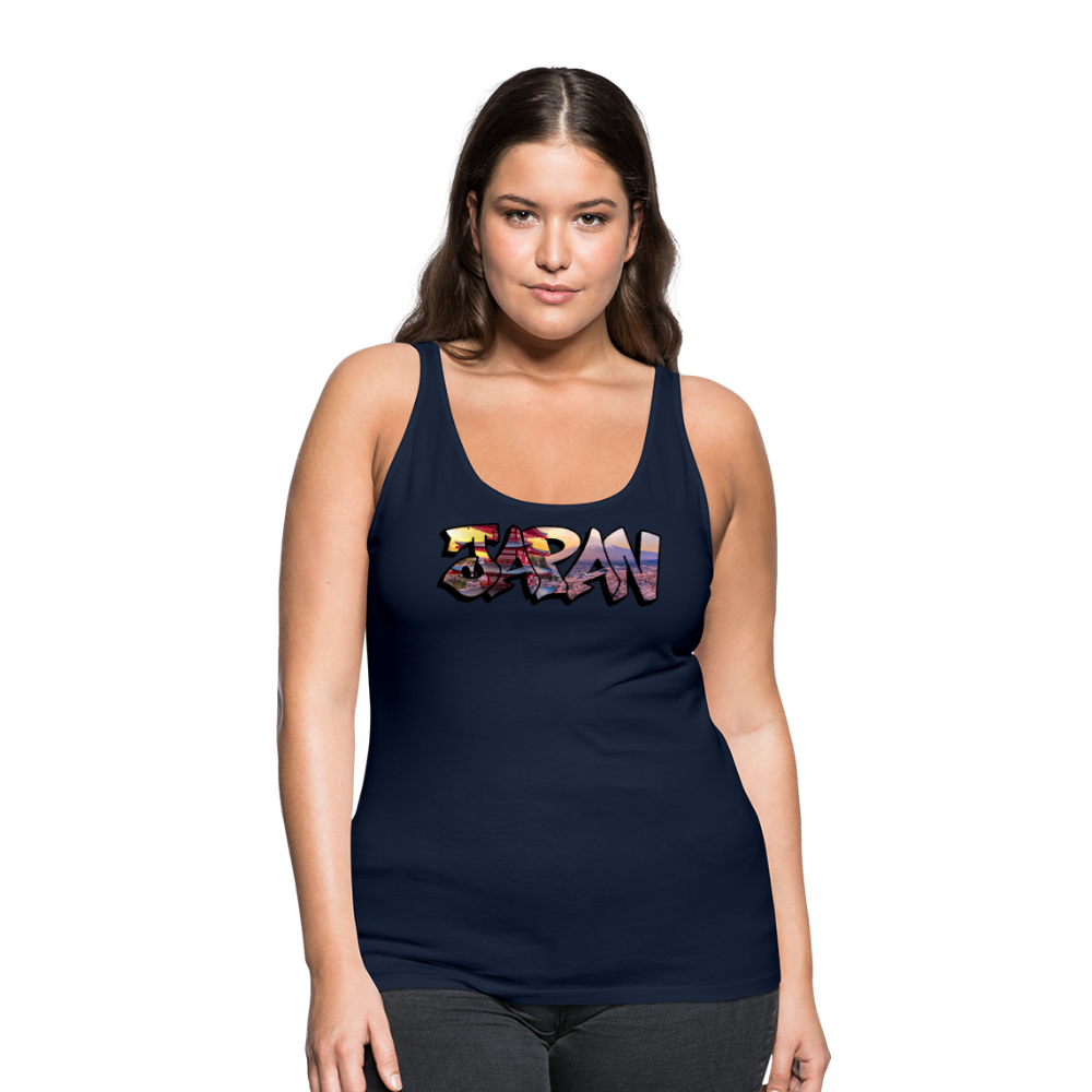 Tanktop Ladies Japan Graffiti "Panorama" - Navy