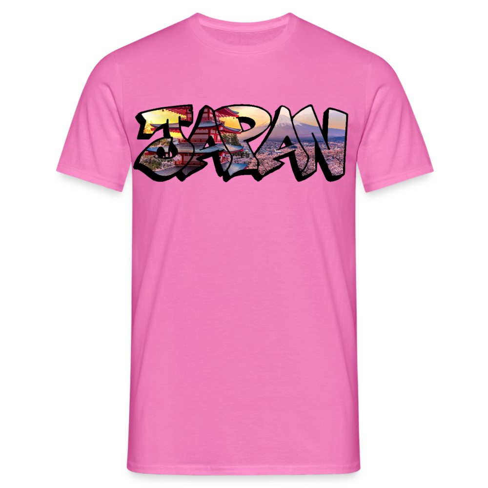 T-Shirt Japan Graffiti "Panorama" - Pink