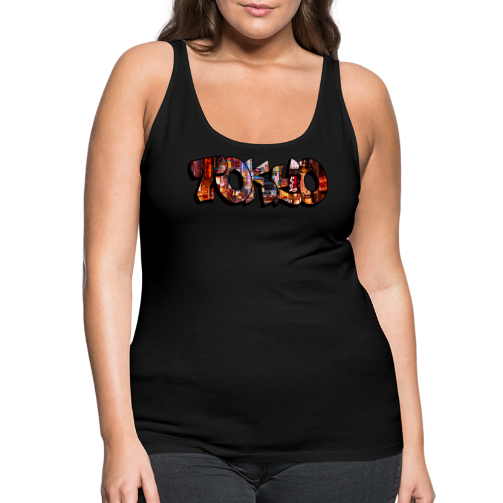 Tanktop Ladies Japan Graffiti "Tokyo" - Schwarz