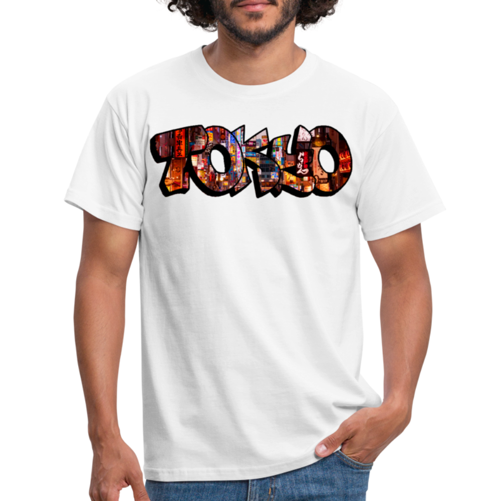 T-Shirt Japan Graffiti "Tokyo" - Weiß