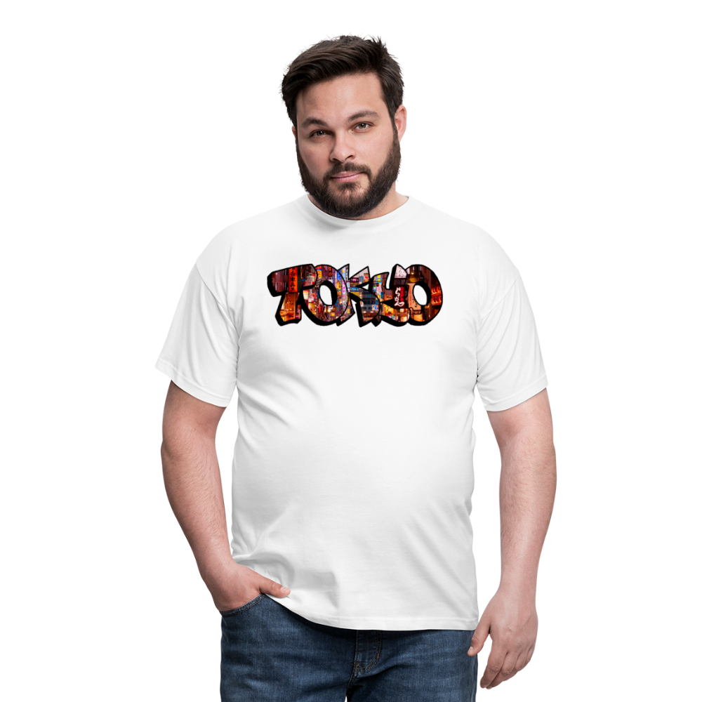 T-Shirt Japan Graffiti "Tokyo" - Weiß