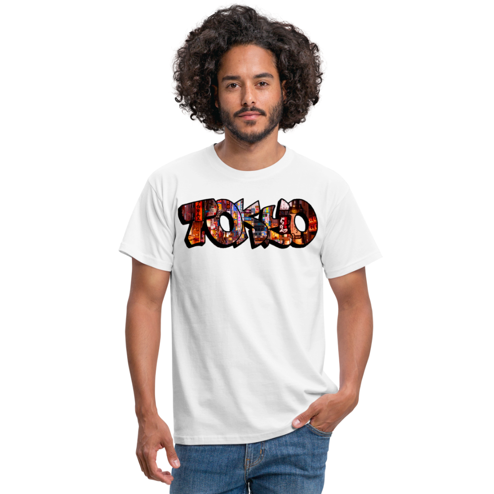 T-Shirt Japan Graffiti "Tokyo" - Weiß