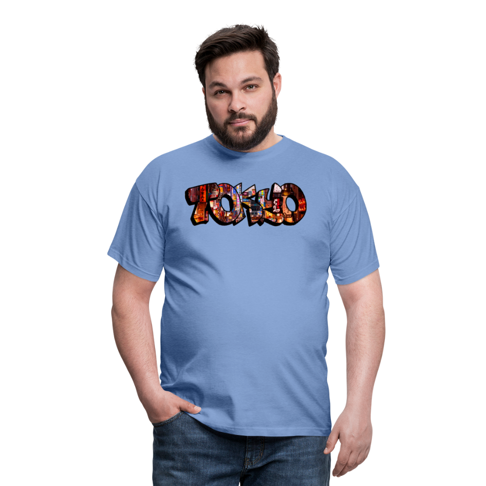 T-Shirt Japan Graffiti "Tokyo" - carolina blue