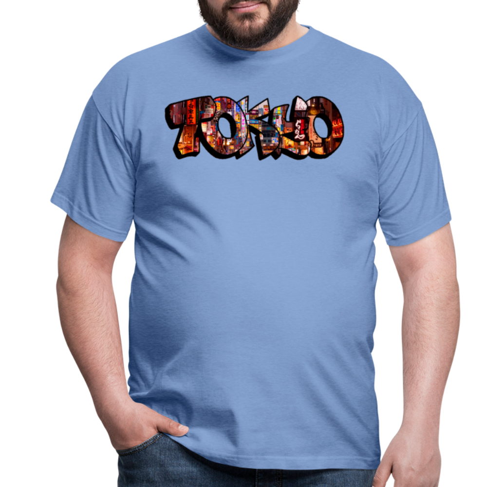 T-Shirt Japan Graffiti "Tokyo" - carolina blue