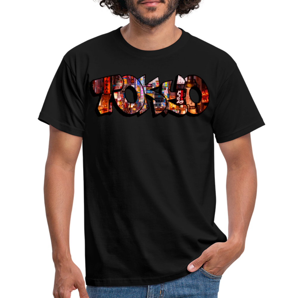 T-Shirt Japan Graffiti "Tokyo" - Schwarz